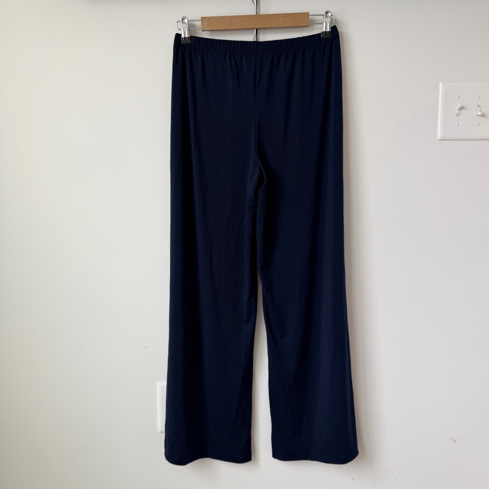 Vintage 2000s navy blue wide leg pants